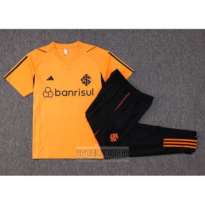 Chandal del SC Internacional Manga Corta 2023-2024 Naranja